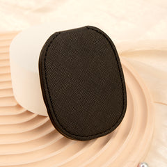 1 PC Foldable Round Corner Square Leather Makeup Mirror High-Quality Durable Compact Design Perfect For Precision Makeup Ideal Gift For Mother Sister Friend Suitable For Home Office Travel