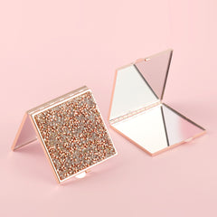 ✨ Elevate Your Glam: 670mm Square Foldable Vanity Mirror - Dual-sided with HD Glass, Silver & Rose Gold Plating, Sparkling Gem Accents. The Ultimate Festive Gift for Friends! 💄🌟 #FashionEssentials #BeautyCompanion #ShineBrightGifts