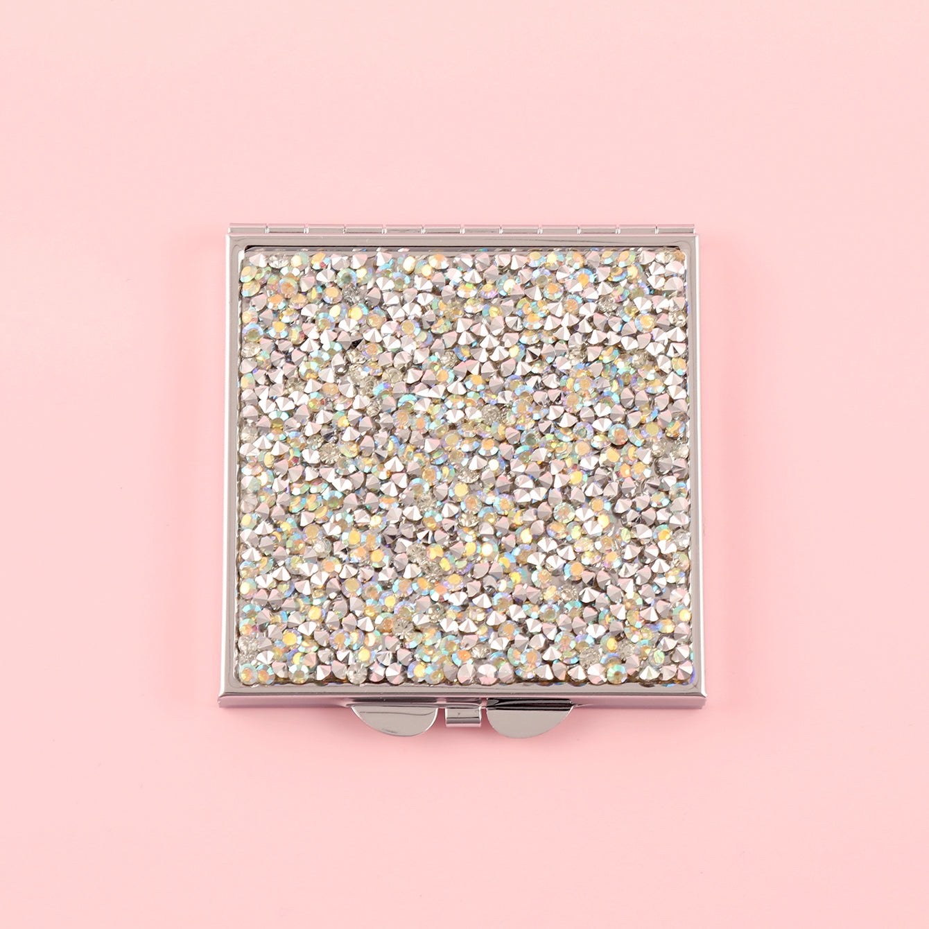 ✨ Elevate Your Glam: 670mm Square Foldable Vanity Mirror - Dual-sided with HD Glass, Silver & Rose Gold Plating, Sparkling Gem Accents. The Ultimate Festive Gift for Friends! 💄🌟 #FashionEssentials #BeautyCompanion #ShineBrightGifts