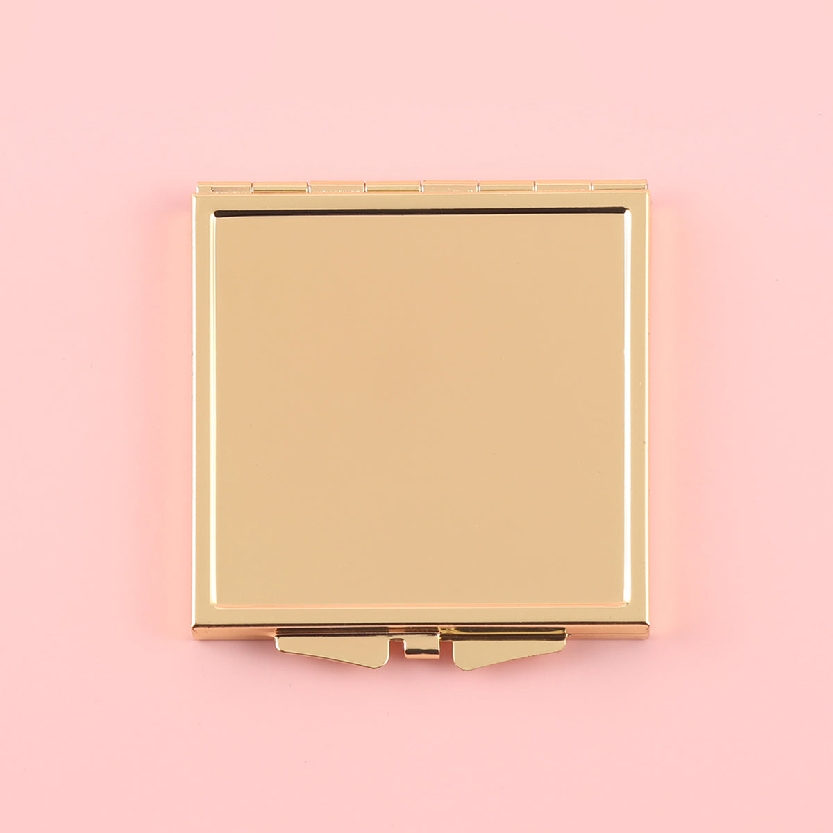 Sophisticated and Elegant 60*60mm Square Cosmetic Mirror, HD Environmentally Friendly Glass Lenses, a Must-Have for Makeup, with Plating Silver And Plating Gold Frame and Delicate Shape to Create Perfect Makeup