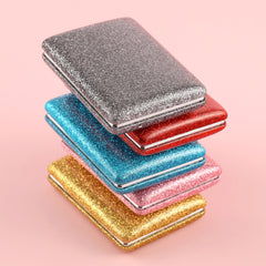 Eco-Friendly PU Leather, Silver Metal Frame, HD Glass Mirror, 85*62mm Super Mini Bread Mirror, Five Colors Available, Bid Farewell to Monotony, Colorful and Fashionable, Create Your Own Style from Now On