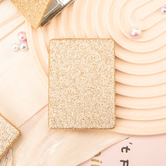 The Most Essential Makeup Tool Right Now! Eco-Friendly PU Glitte Leather, HD Glass, Plating Silver Metal Frames, Various Shapes and Colors, Give It to Your Beloved Girlfriends and Enjoy a New Level of Makeup✨