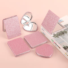 The Most Essential Makeup Tool Right Now! Eco-Friendly PU Glitte Leather, HD Glass, Plating Silver Metal Frames, Various Shapes and Colors, Give It to Your Beloved Girlfriends and Enjoy a New Level of Makeup✨