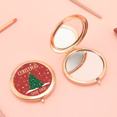 Christmas Special,70*70mm Button Mirror, HD Epoxy Style, Nine Styles, Limited Edition Gold Plating