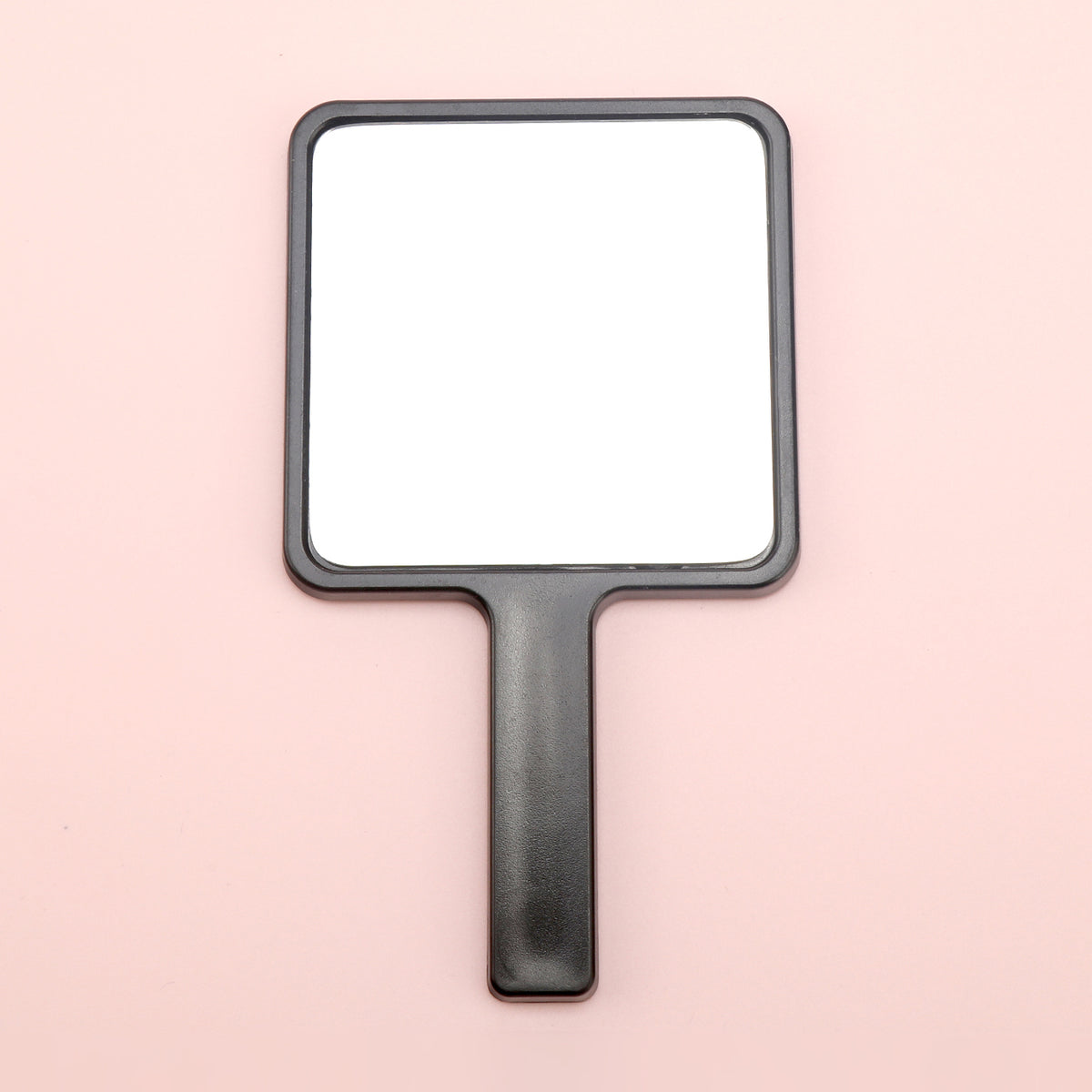 ✨ Exquisite, Compact, Fresh and Online, 132*75mm HD Glass Mirror, Single-Sided Handle Design, Available in Black, White, and Pink Colors, Suitable for Both Gifting and Personal Use!✨