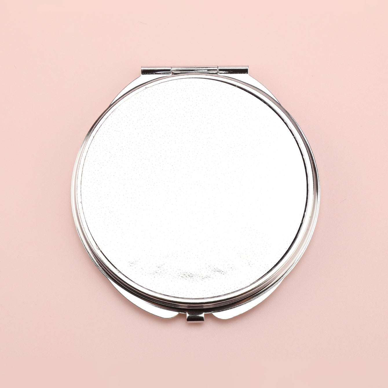 Brilliant PU Glitte✨Eco-Friendly Leather, Dreamy Pattern Printing, 70*70mm Round Makeup Mirror, Colorful and Available🌈, the First Choice for Gift Giving, Create Personalized Makeup